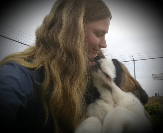 Saying goodbye at the airport